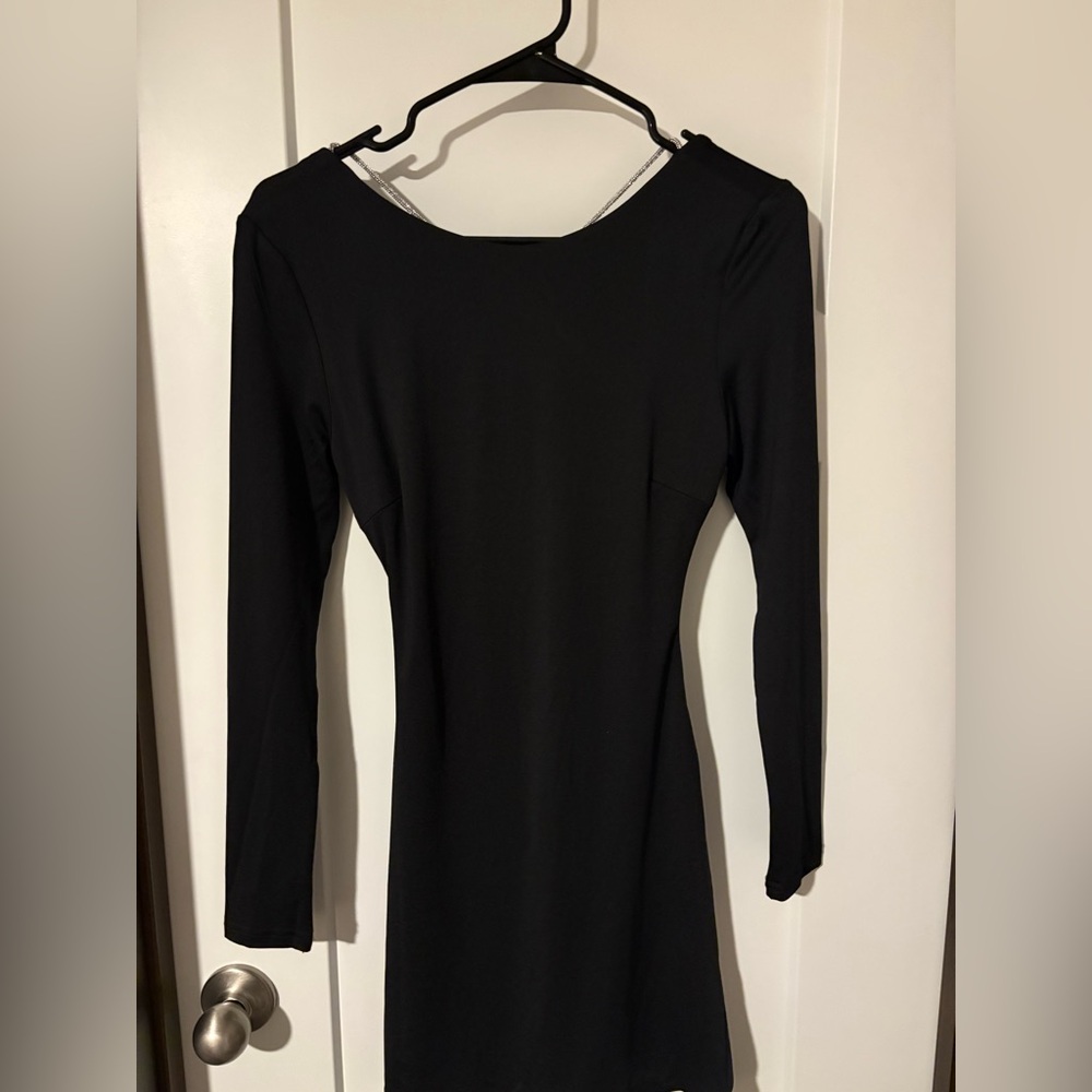 Princess Polly - Elegant Black Long Sleeve Dress